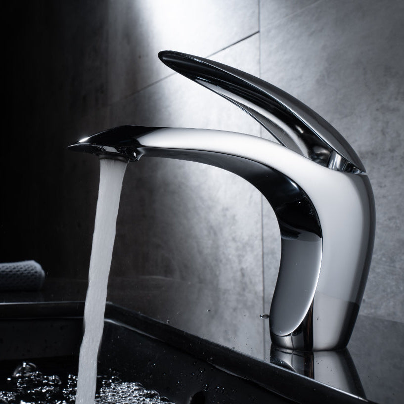 Universe Basin Mixer tap polished chrome