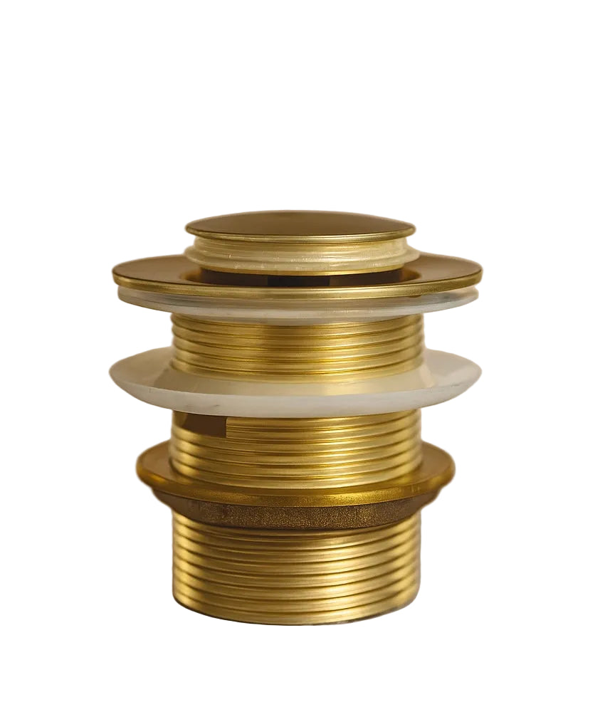 Bathtub pop up slotted waste Brushed Brass gold