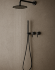 Coruni gun metal grey concealed shower mixer