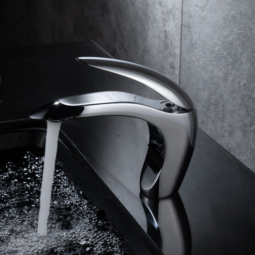 Universe Basin Mixer tap polished chrome