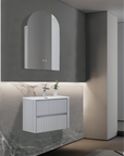 Vano wall hung fluted vanity set 600mm X 500mm