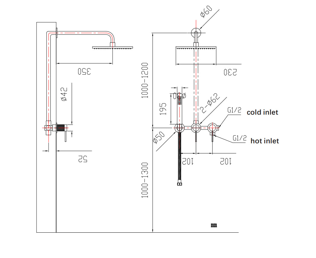 Product dimensions