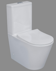Halo white wall flushed two piece toilet - including toilet seat