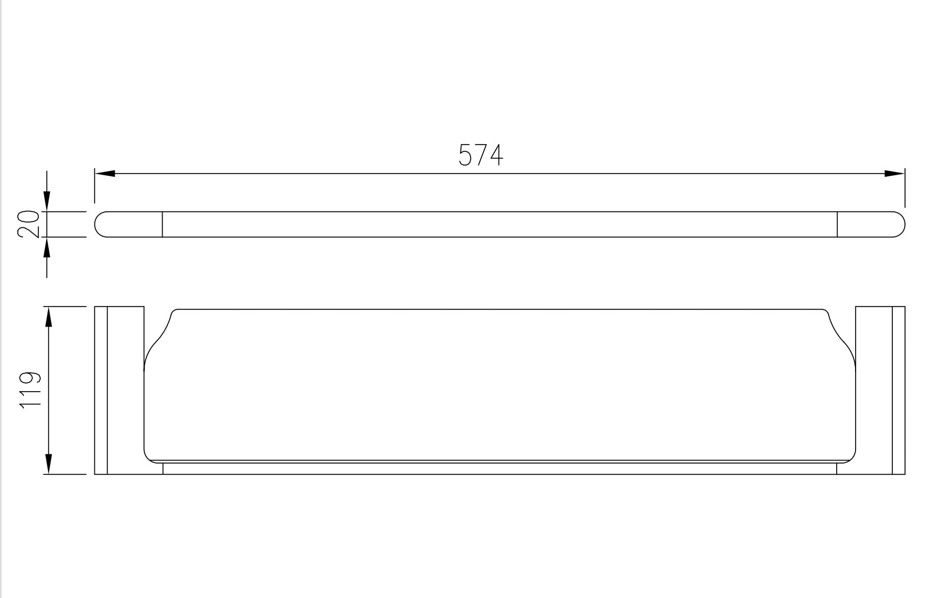 Product dimensions
