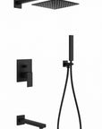 Black bathroom full set 8 pieces