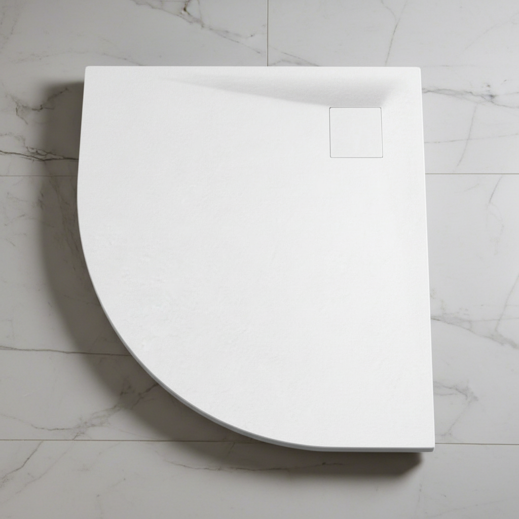 Resin Quadrant Shower Tray anti slip 900 × 900