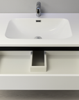 Wendy white and black wall hung vanity set 1000MM X 500MM