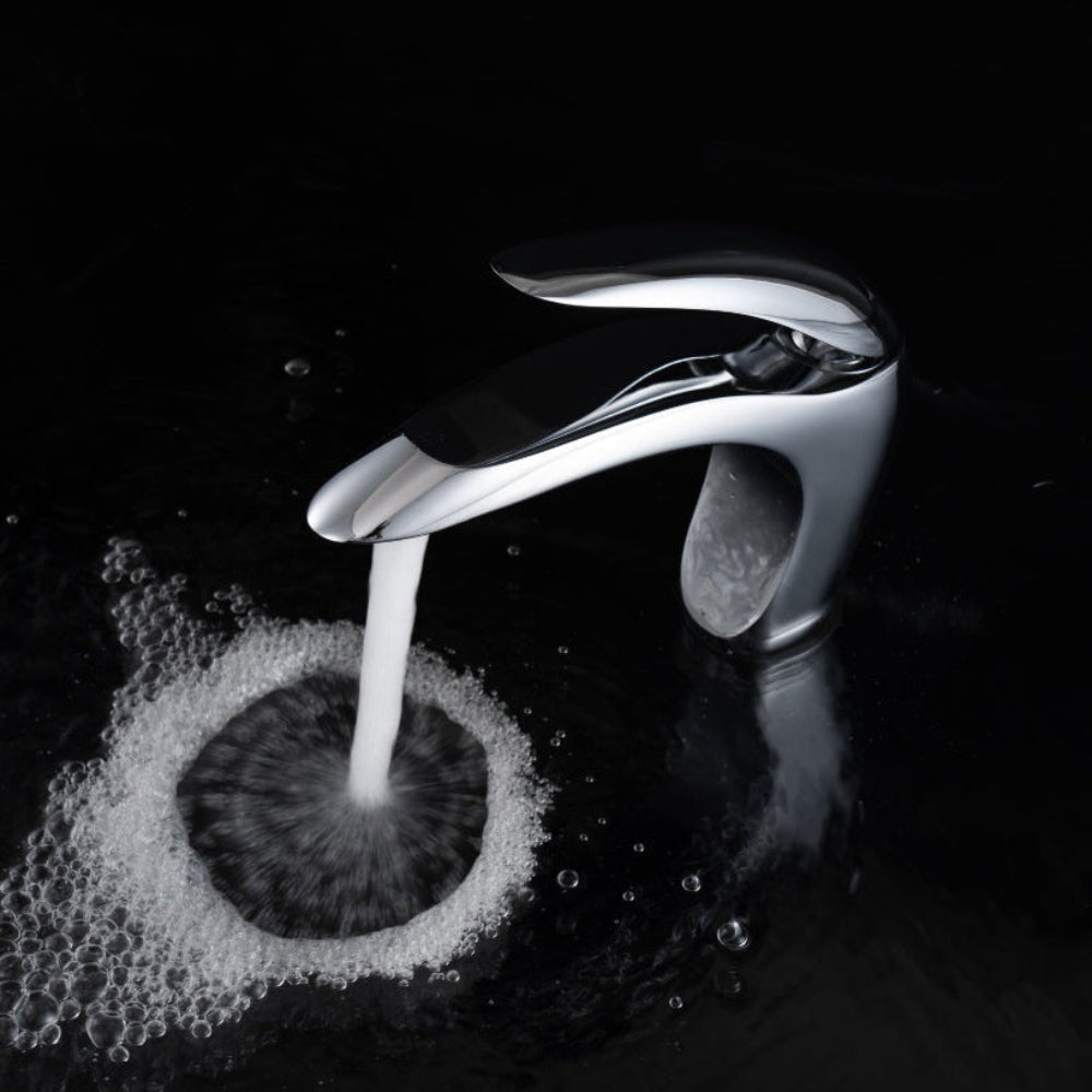 Universe Basin Mixer tap polished chrome