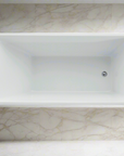 PLUNJA Drop in Bathtub White square style - 1700MM X 800MM X 470MM