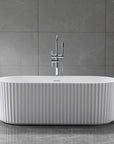 MODO Freestanding Bathtub Fluted white 1700MM X 800MM X 580MM