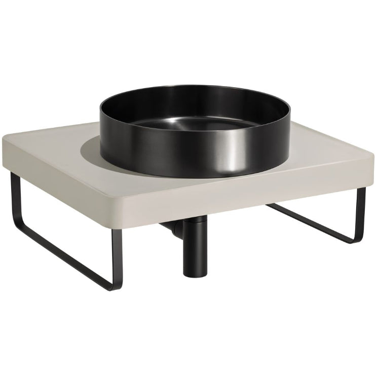 Abode Tableau/Iox Shelf & Round Basin Set