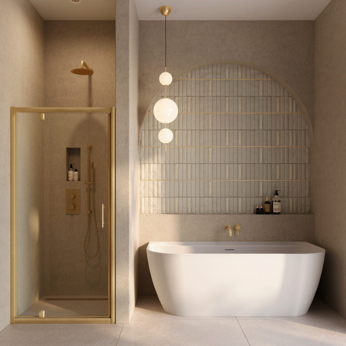 Bay Back to Wall Bath 1700mm