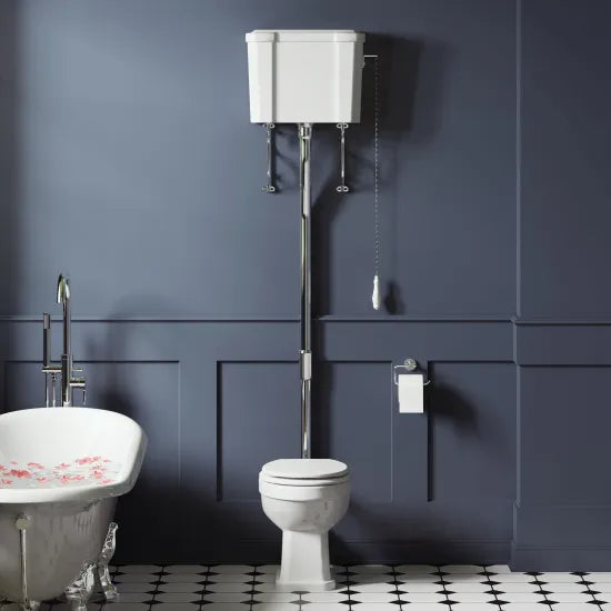 Bayswater Fitzroy Traditional High Level Toilet Seat
