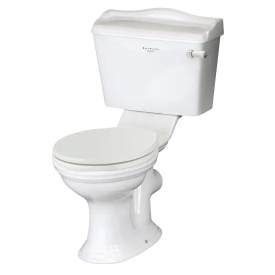 Bayswater Porchester Traditional Close Coupled Toilet With Seat