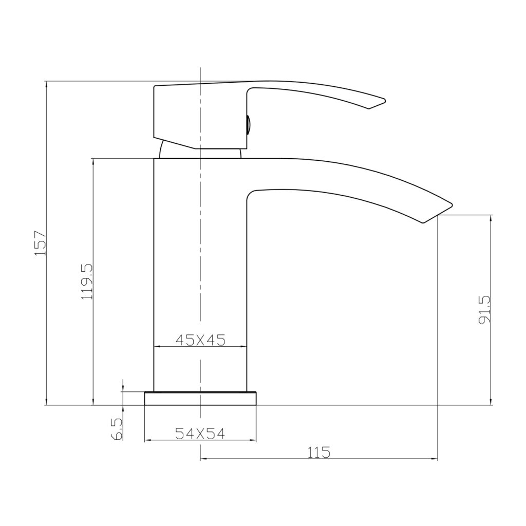 Descent Mono Basin Mixer