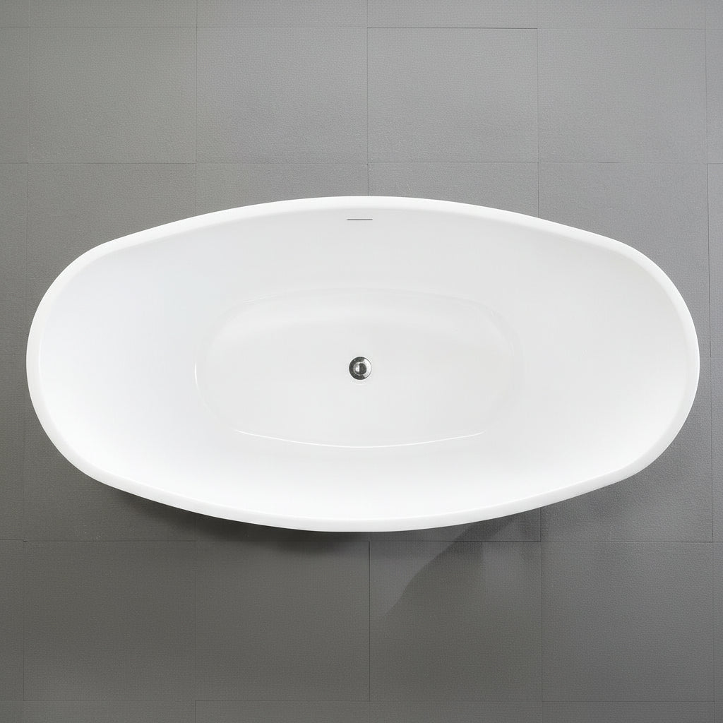 NOIR Freestanding Bathtub black/white 1710mm
