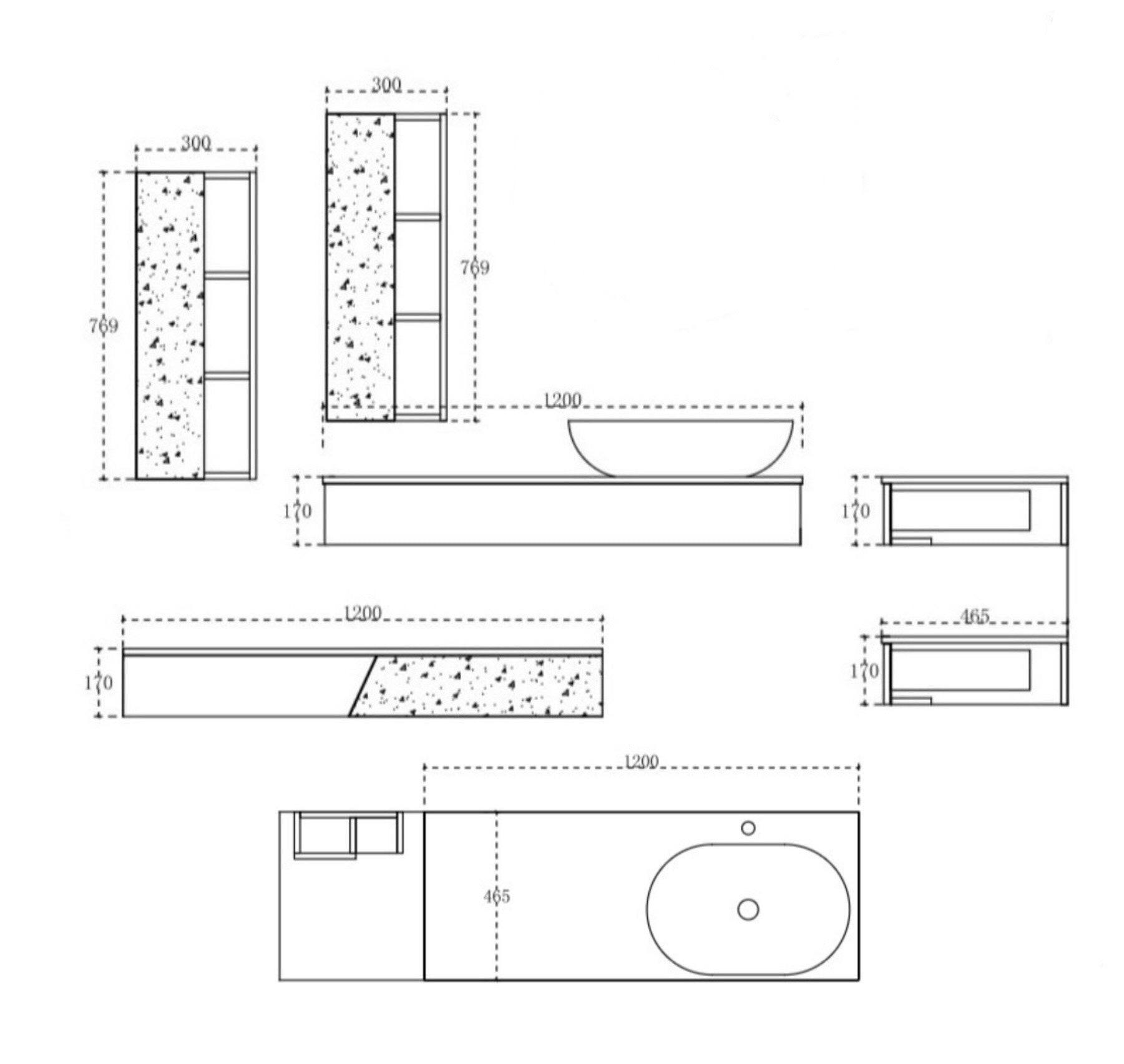 Product dimensions