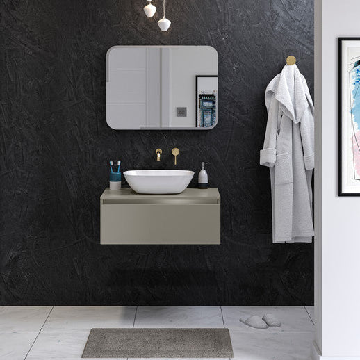 Carino 1 Drawer Wall Hung Basin Unit Inc. Basin