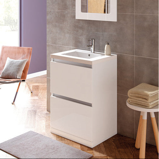 Carino 2 Drawer Floor Standing Basin Unit Inc. Basin