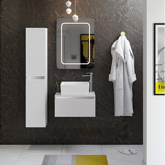 Carino 1 Drawer Wall Hung Basin Unit Inc. Basin