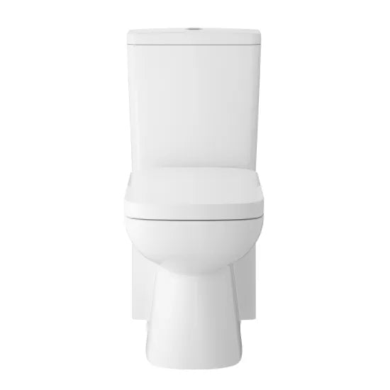 Hudson Reed Arlo Flush to Wall Compact Toilet With Seat