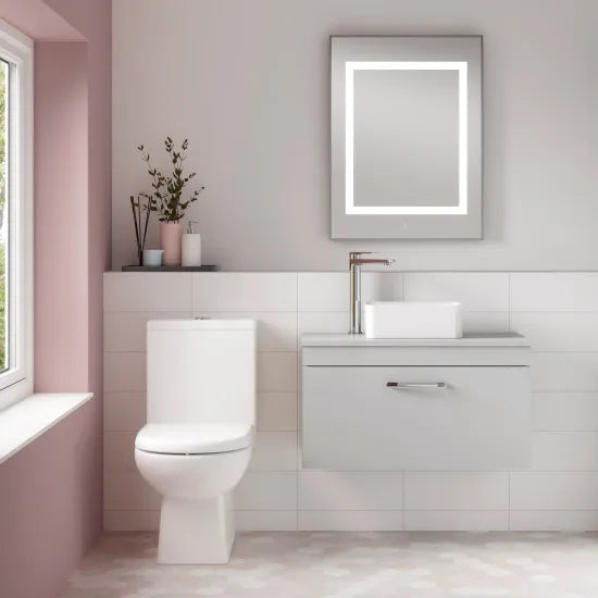 nuie Contemporary 410mm Close Coupled Toilet