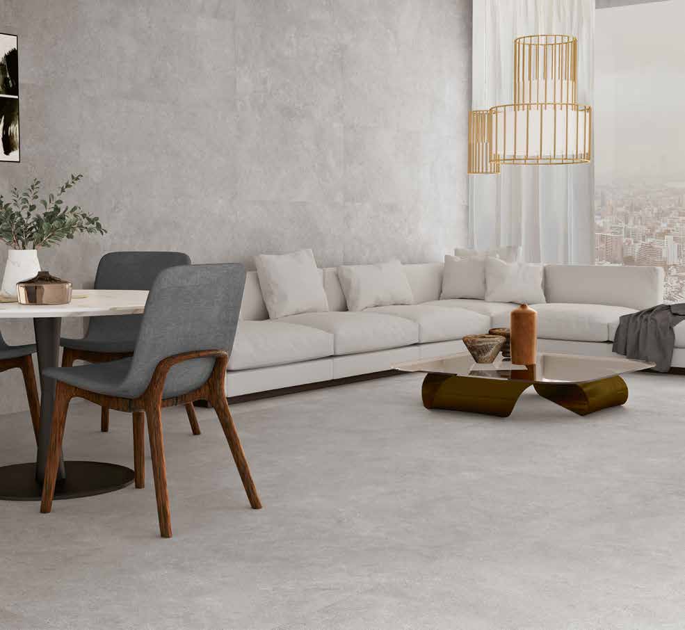 Limestone Grey Natural Spanish Porcelain Tile 60 × 120 cm