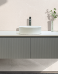Esencia wall hung fluted cabinet vanity 1200mm X 500mm