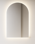 CURVED TOP LED ANTI FOG MOTION SENSOR MIRROR 1000MM X 800MM