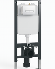 Cistern and black wall hung toilet set