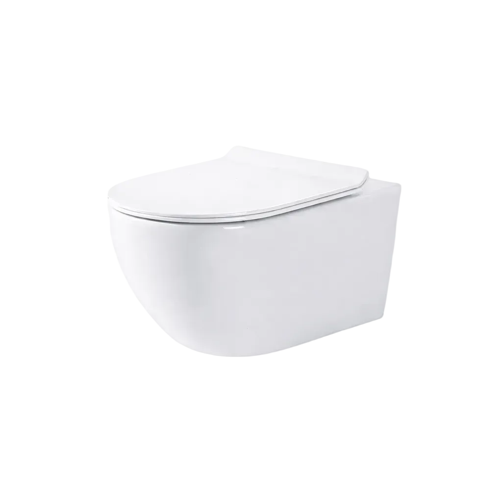 Tornado White Wall Hung rimless toilet