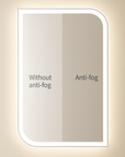 HALOGLOW LED ANTI FOG MOTION SENSOR MIRROR 500MM X 800MM