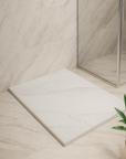 CARRERA RESIN RECTANGULAR SHOWER TRAY 1000MM X 800MM - 900MM X 900MM - WASTE INCLUDED - 2 Variants