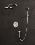 Trace in wall shower