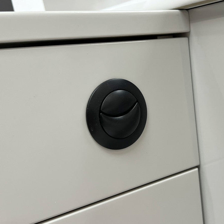 Dual Push Button Cover (Cable) - Matt Black
