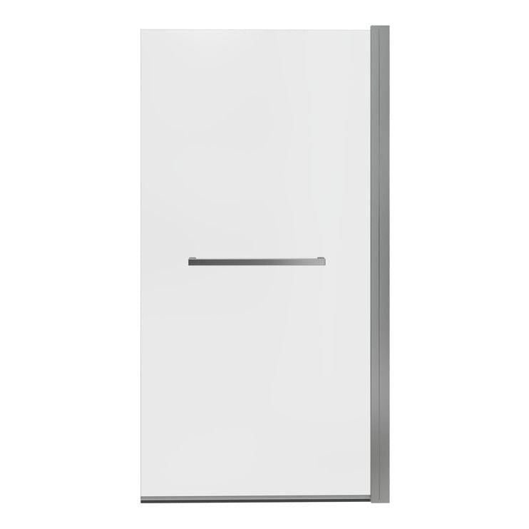800x1500mm Single Straight Bath Screen w/Rail (6mm) - Chrome