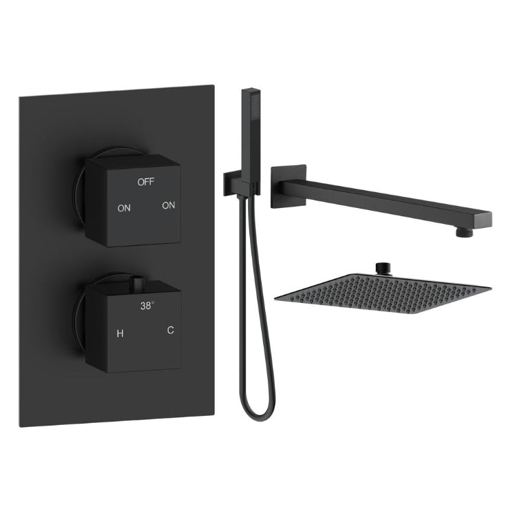 Cosmic Square Shower Valve & Kit Pack 4