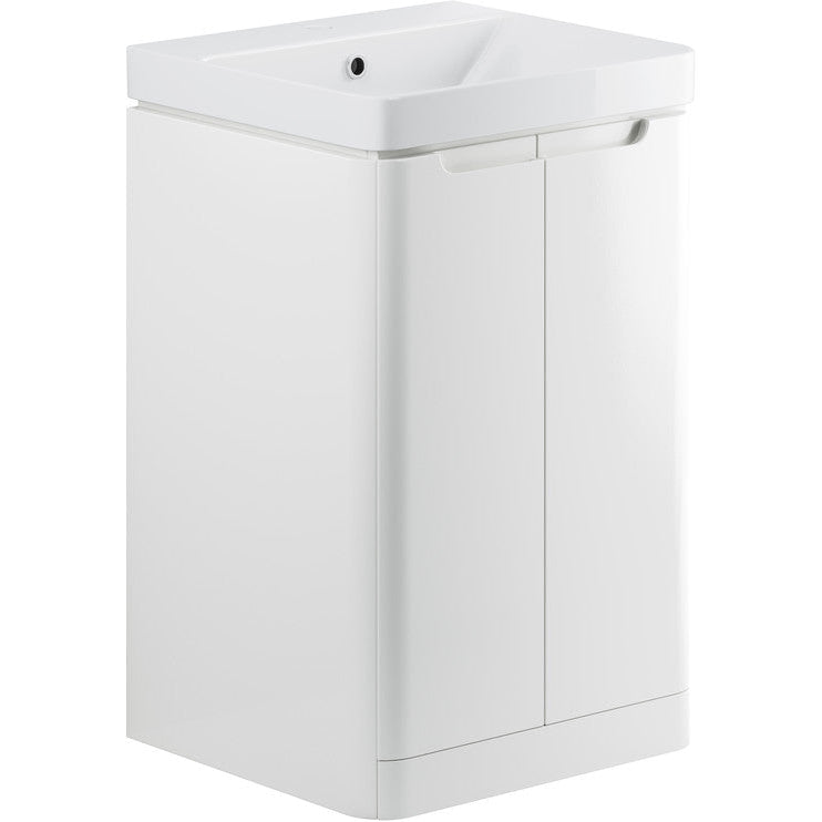 Lambra 2 Door Floor Standing Cloakroom Basin Unit