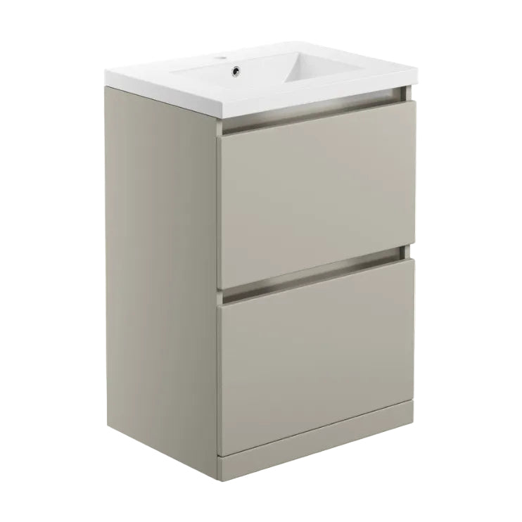 Carino 2 Drawer Floor Standing Basin Unit Inc. Basin