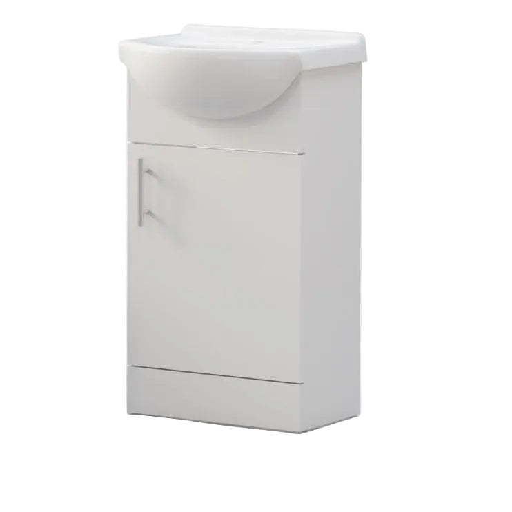 Vista Basin Unit & Basin - White Gloss
