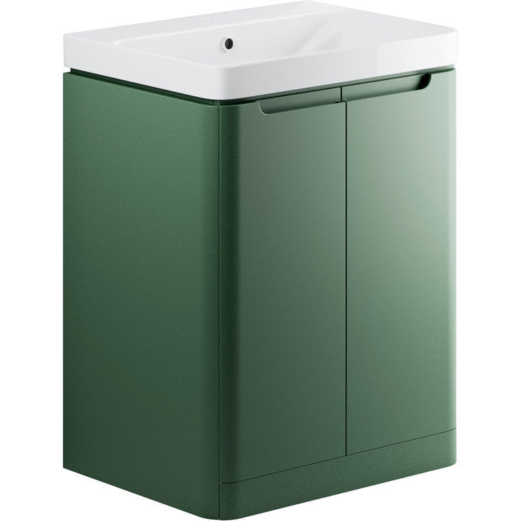 Lambra 2 Door Floor Standing Cloakroom Basin Unit