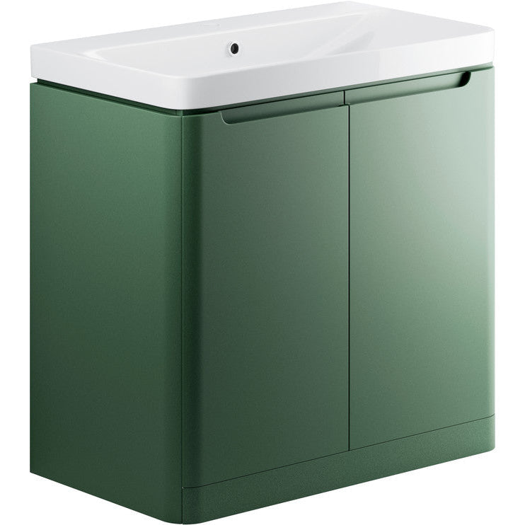 Lambra 2 Door Floor Standing Cloakroom Basin Unit