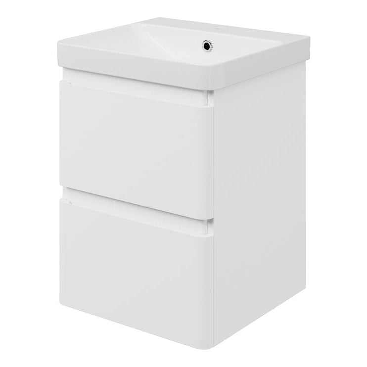 Kuba Wall Hung 2 Drawer Basin Unit & 1TH Basin