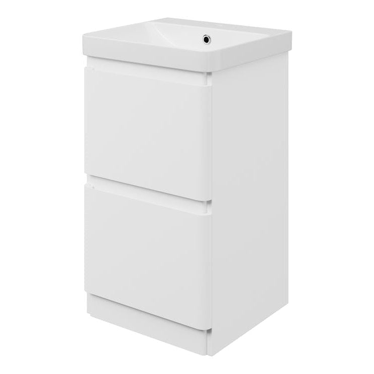 Kuba Floor Standing 2 Drawer Basin Unit & 1TH Basin