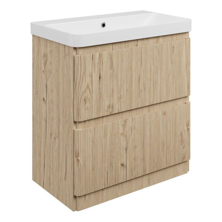 Kuba Floor Standing 2 Drawer Basin Unit & 1TH Basin