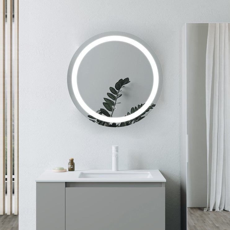 Elaina 600mm Round Front-Lit LED Mirror