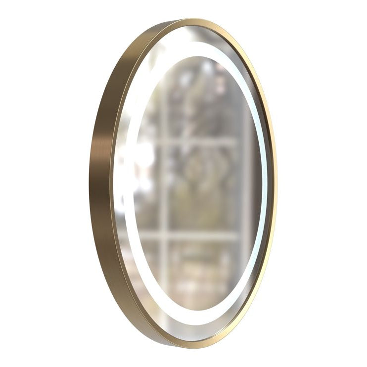 Halo 600mm Round Front-Lit LED Mirror