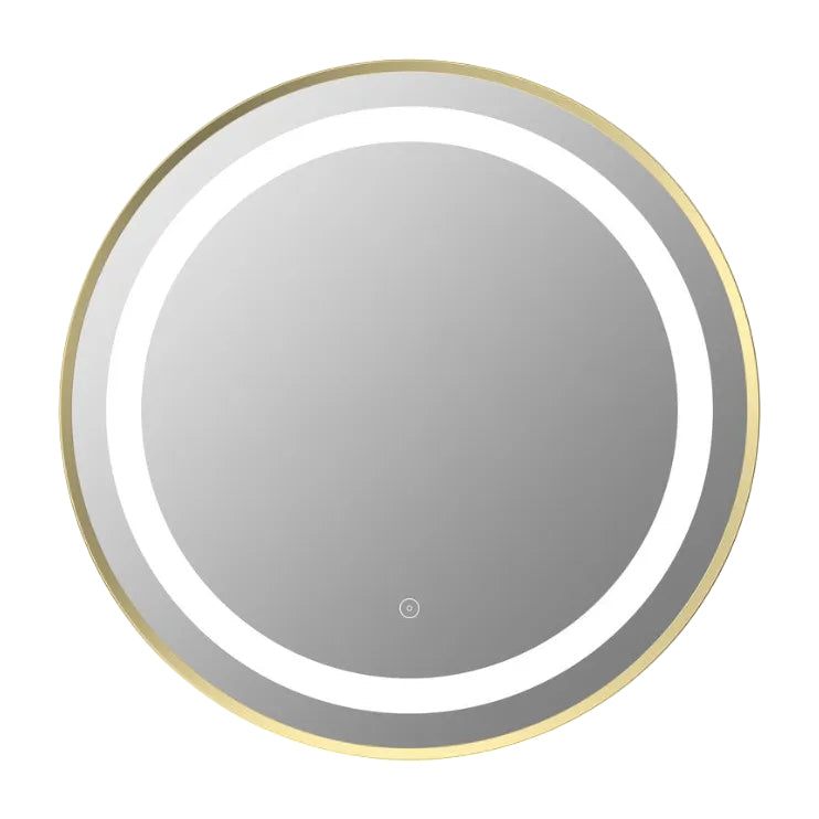 Halo 600mm Round Front-Lit LED Mirror