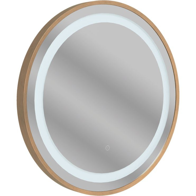 Halo 600mm Round Front-Lit LED Mirror