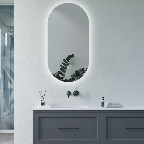 Savita 400mm Oblong Back-Lit LED Mirror